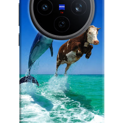 Dolphin vs Cow Vivo X200T Back Cover