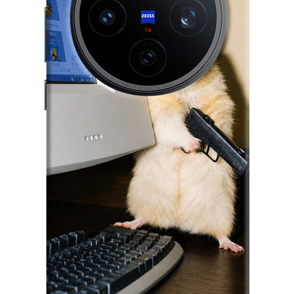 Hacker Hamster Vivo X200T Back Cover