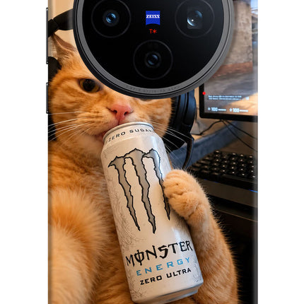 Gamer Cat Energy Vivo X200T Back Cover