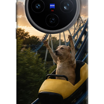 Rollercoaster Dog Vivo X200T Back Cover