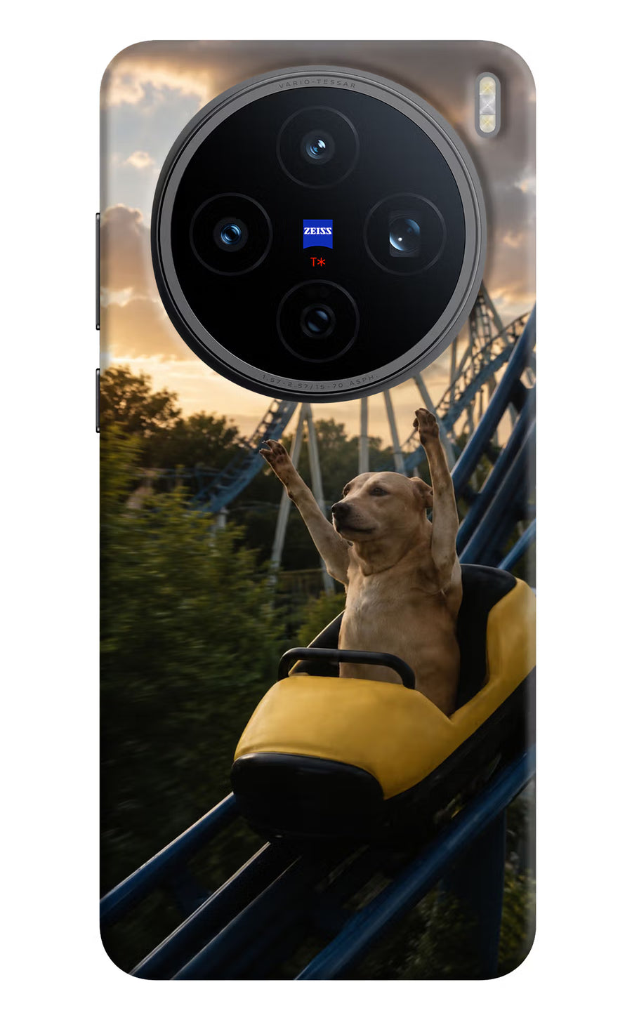 Rollercoaster Dog Vivo X200T Back Cover, Hard case