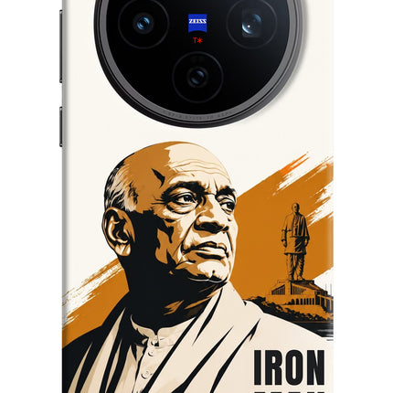 Sardar Patel Iron Will Vivo X200T Back Cover