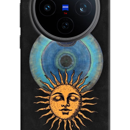 Divine Sun Vivo X200T Hard Case Back Cover by Casekaro