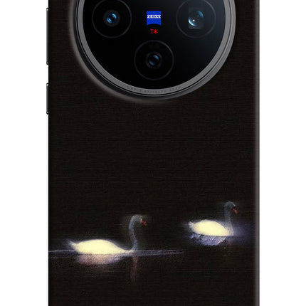 Silent Swans Vivo X200T Hard Case Back Cover by Casekaro