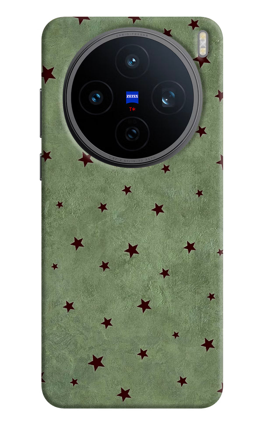 Green Stars Vivo X200T Back Cover, Hard case