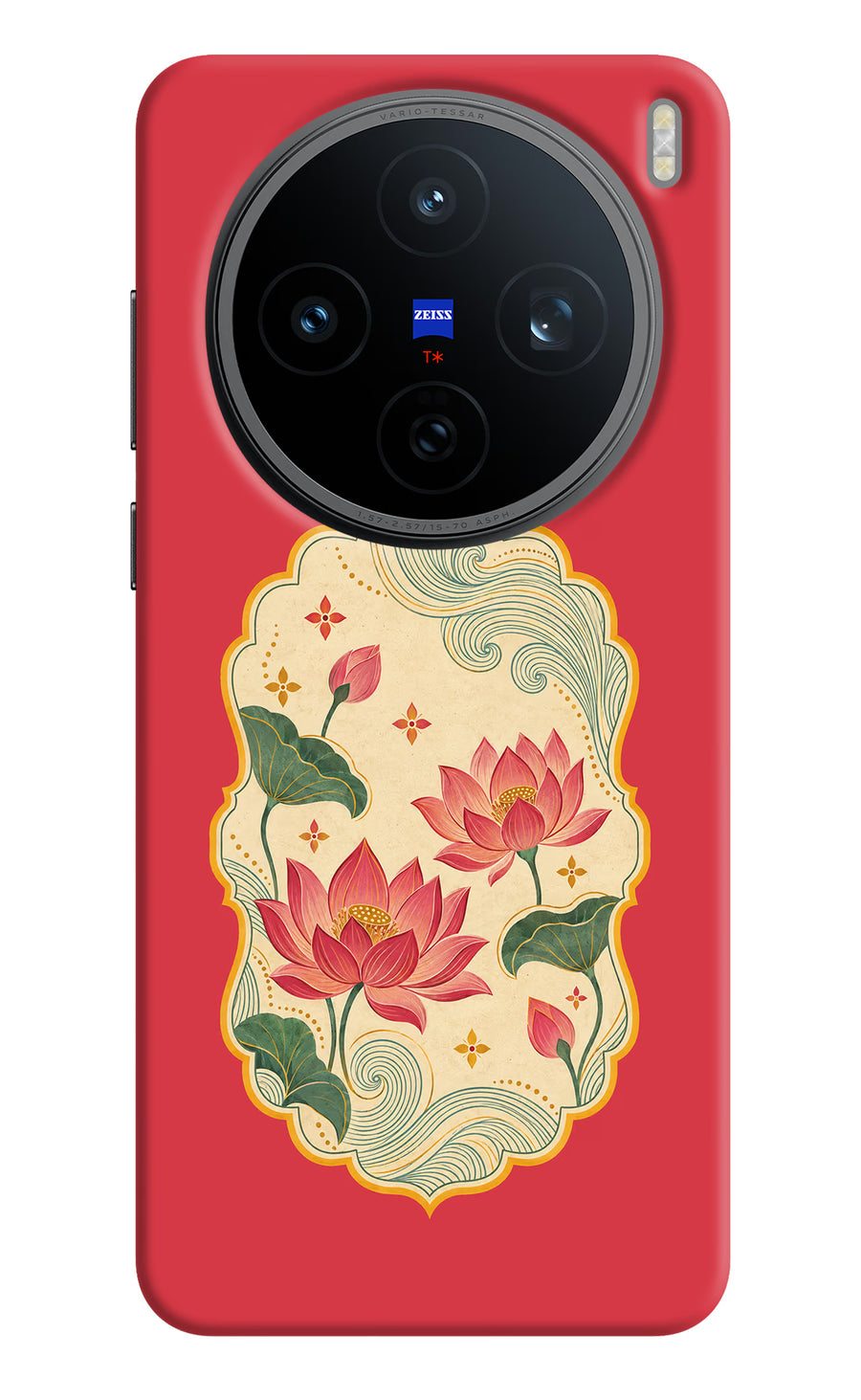 Pink Lotus Vivo X200T Back Cover, Hard case