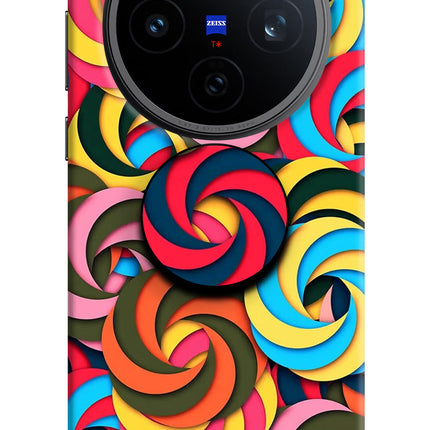 Spiral Pattern Vivo X200T Pop Case