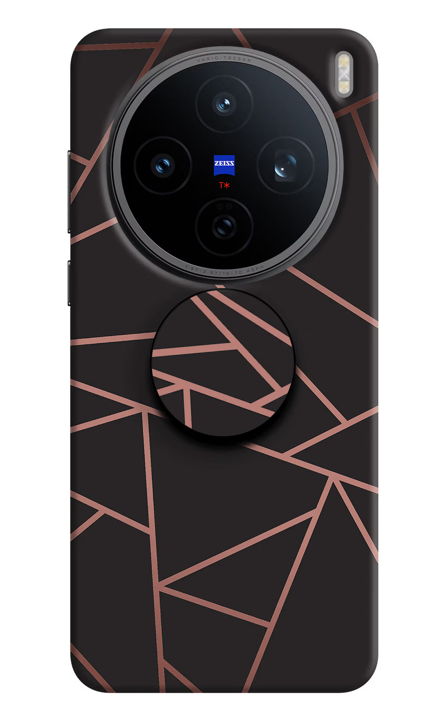 Geometric Pattern Vivo X200T Pop Case, Hard case
