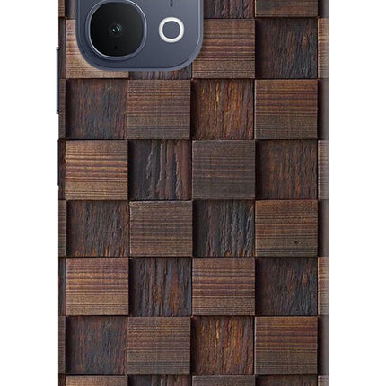 Wooden Cube Design iQOO Z11x 5G Back Cover