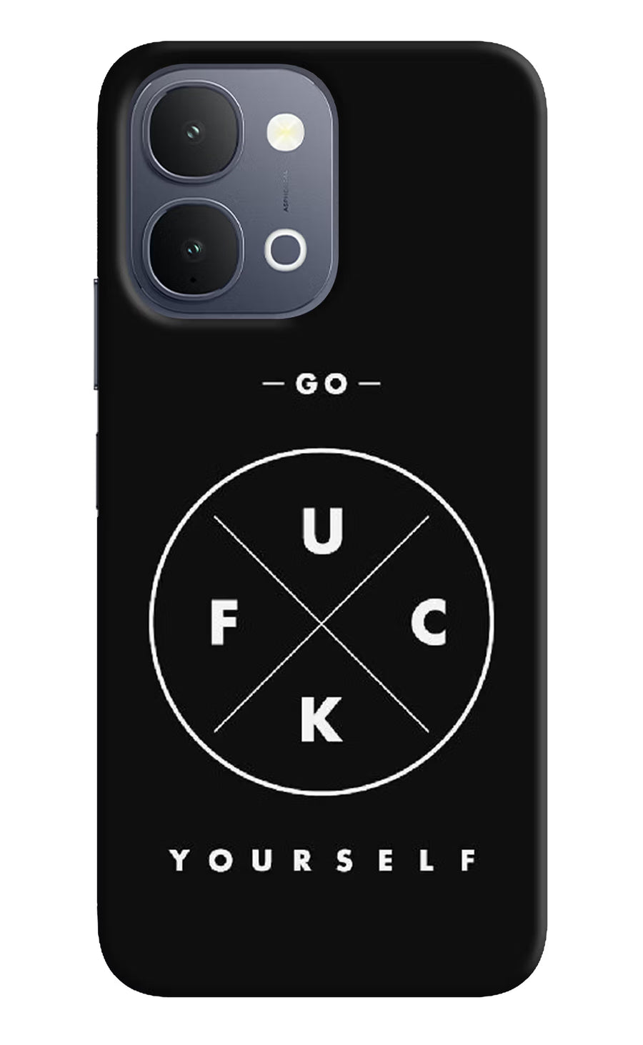 Go Fuck Yourself iQOO Z11x 5G Back Cover, Hard case