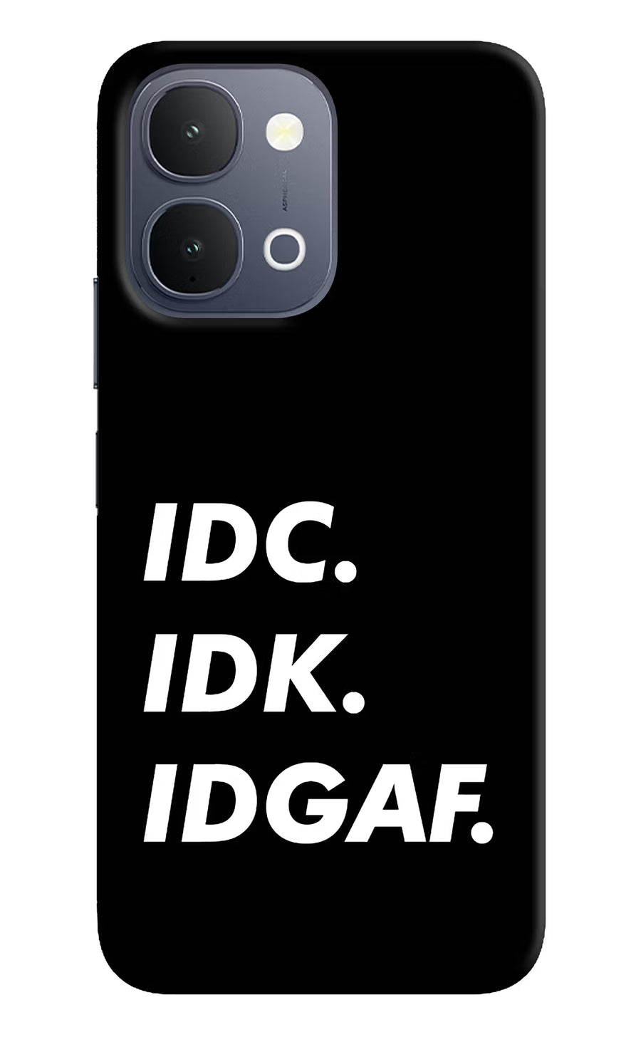 Idc Idk Idgaf iQOO Z11x 5G Back Cover, Hard case