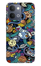 Space Abstract iQOO Z11x 5G Back Cover