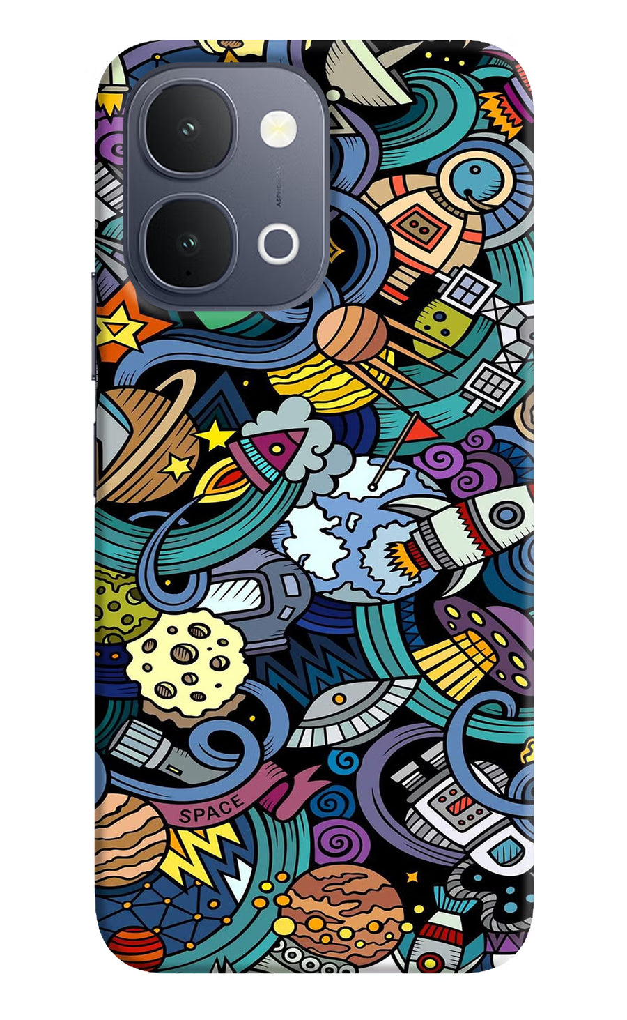 Space Abstract iQOO Z11x 5G Back Cover, Hard case