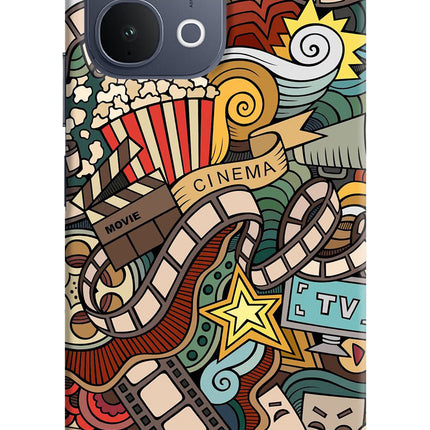 Cinema Abstract iQOO Z11x 5G Back Cover