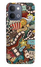 Cinema Abstract iQOO Z11x 5G Back Cover