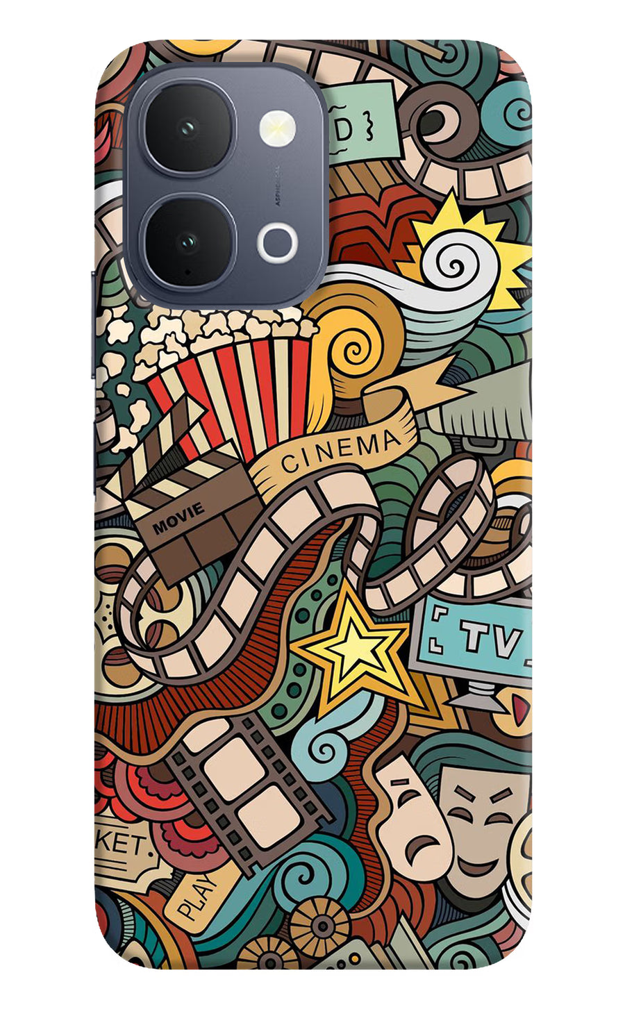 Cinema Abstract iQOO Z11x 5G Back Cover, Hard case