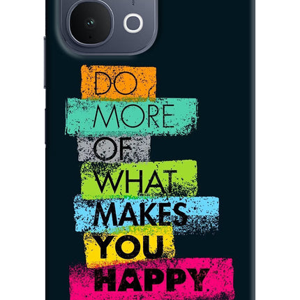 Do More Of What Makes You Happy iQOO Z11x 5G Back Cover