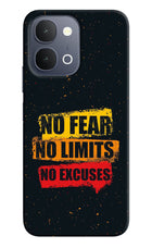 No Fear No Limits No Excuse iQOO Z11x 5G Back Cover