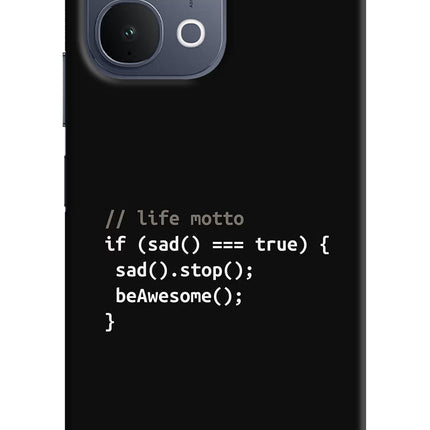 Life Motto Code iQOO Z11x 5G Back Cover