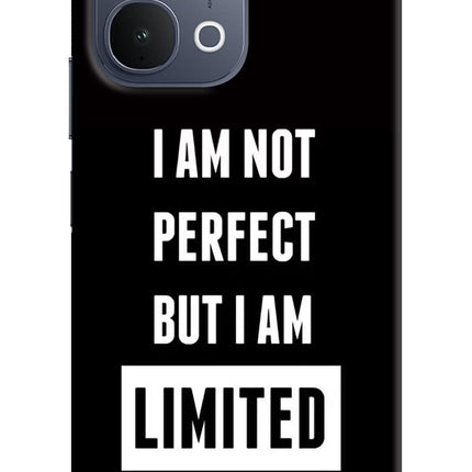 I Am Not Perfect But I Am Limited Edition iQOO Z11x 5G Back Cover