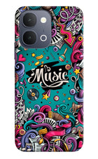 Music Graffiti iQOO Z11x 5G Back Cover