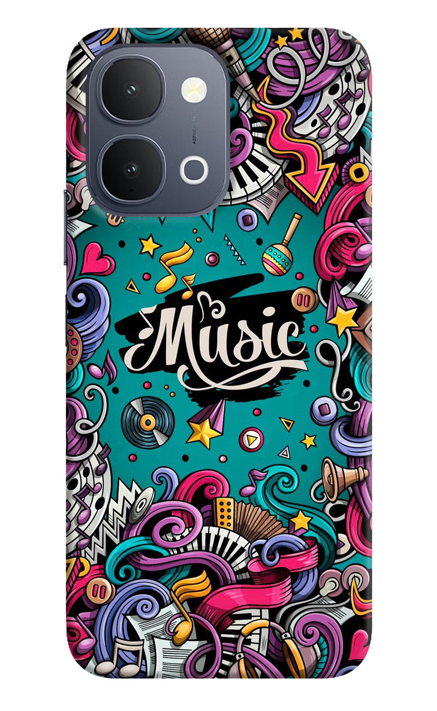 Music Graffiti iQOO Z11x 5G Back Cover, Hard case