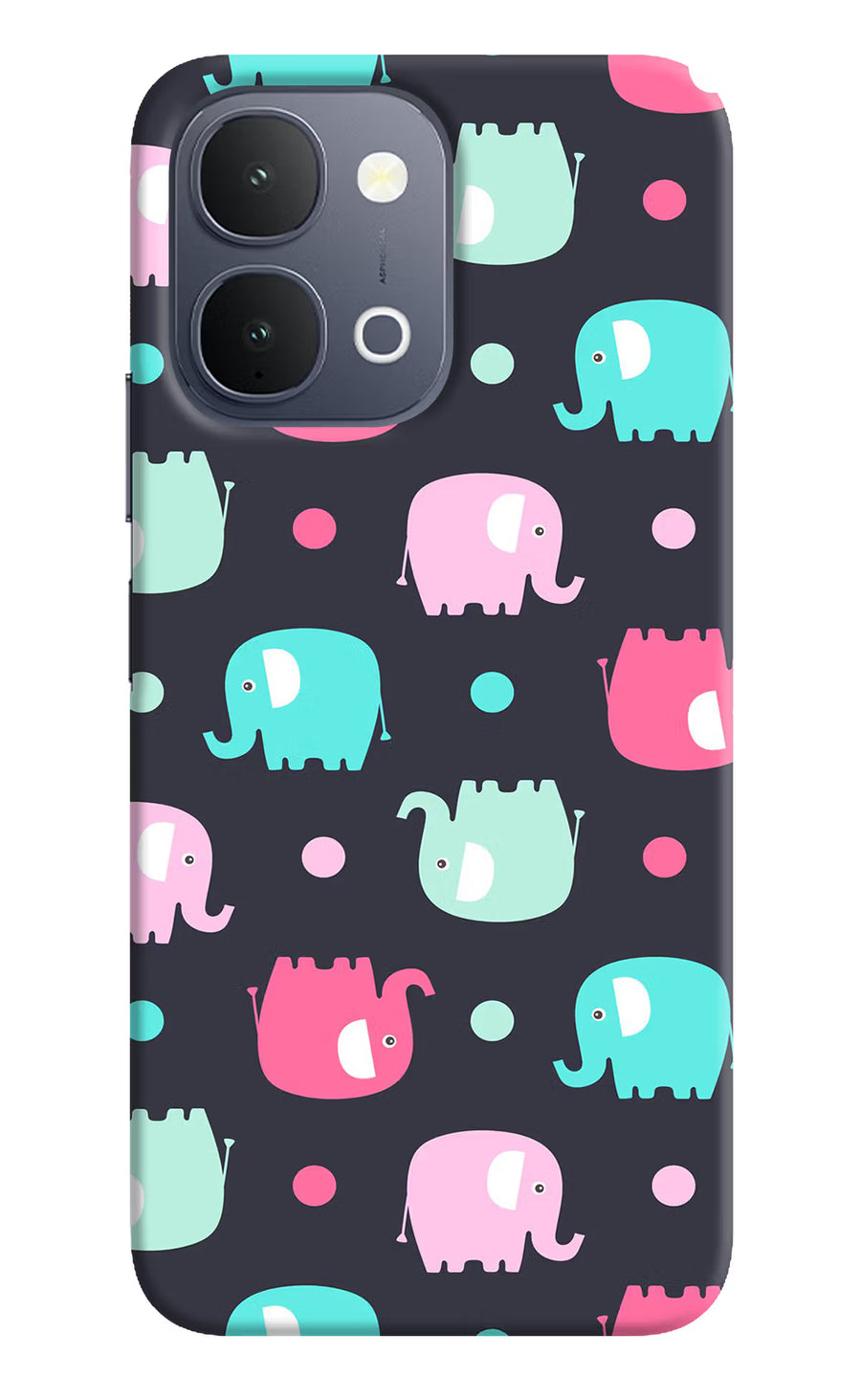 Elephants iQOO Z11x 5G Back Cover, Hard case