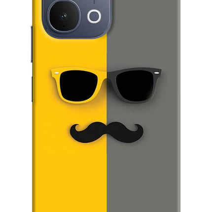Sunglasses with Mustache iQOO Z11x 5G Back Cover
