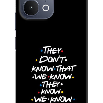 FRIENDS Dialogue iQOO Z11x 5G Back Cover