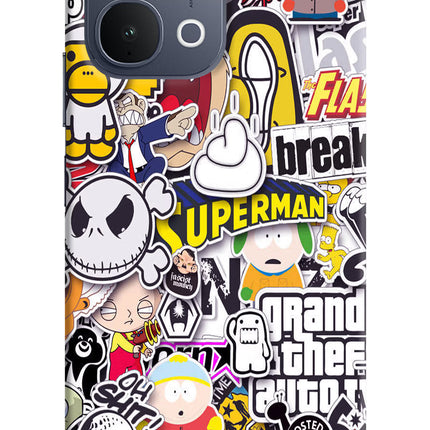 Sticker Bomb iQOO Z11x 5G Back Cover