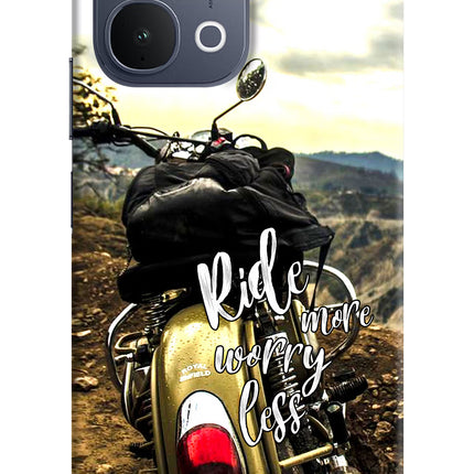 Ride More Worry Less iQOO Z11x 5G Back Cover