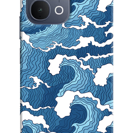 Blue Waves iQOO Z11x 5G Back Cover