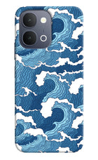 Blue Waves iQOO Z11x 5G Back Cover