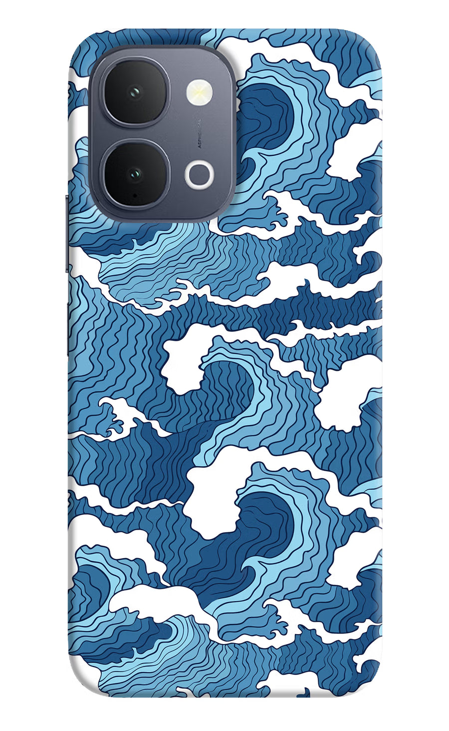 Blue Waves iQOO Z11x 5G Back Cover, Hard case
