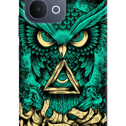 Green Owl iQOO Z11x 5G Back Cover