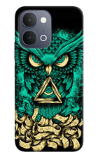 Green Owl iQOO Z11x 5G Back Cover