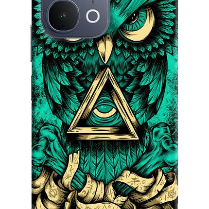 Green Owl iQOO Z11x 5G Back Cover