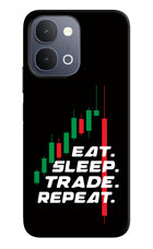 Eat Sleep Trade Repeat iQOO Z11x 5G Back Cover