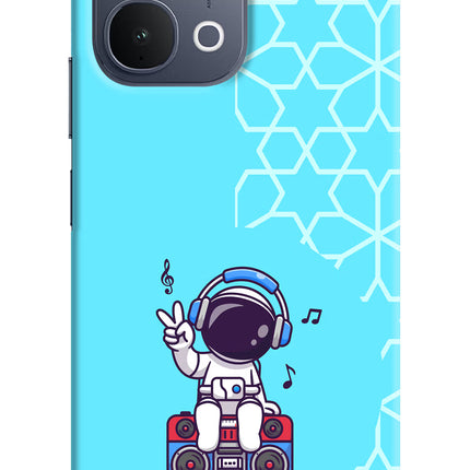 Cute Astronaut Chilling iQOO Z11x 5G Back Cover