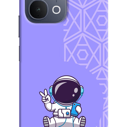 Cute Astronaut Chilling iQOO Z11x 5G Back Cover