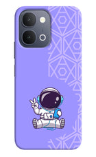 Cute Astronaut Chilling iQOO Z11x 5G Back Cover