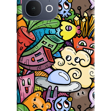 Veggie Doodle iQOO Z11x 5G Back Cover