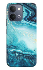 Blue Glitter Marble iQOO Z11x 5G Back Cover
