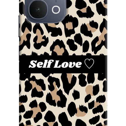 Leopard Print Self Love iQOO Z11x 5G Back Cover