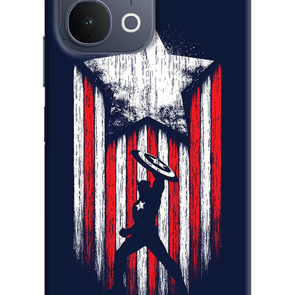 Captain America Marvel Art iQOO Z11x 5G Back Cover
