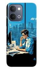 Focused Hustler (AI Generated) iQOO Z11x 5G Back Cover