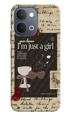 I am just a girl iQOO Z11x 5G Back Cover