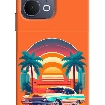 Palm Drive 80s iQOO Z11x 5G Back Cover