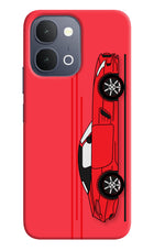 Red Velocity iQOO Z11x 5G Back Cover