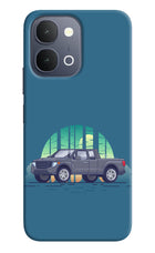 Retro Garage Vibe iQOO Z11x 5G Back Cover